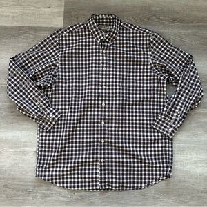 Duluth Trading Co Button Down Plaid Shirt